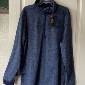 Under Armour Blue Quarter-Zip Pullover-New XXL